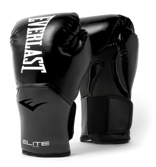 Everlast Elite Pro Style Gloves Black 8 oz